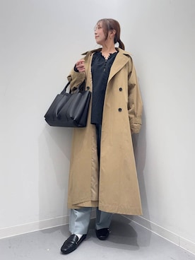 「154cm」｜「アイテム（その他アウター）」を使った、maikoさん（レディース・154cm）の冬コーディネート
