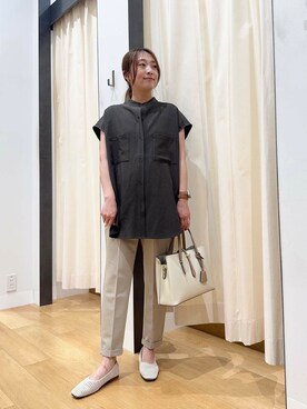 「154cm」｜maikoさん（レディース・154cm）の春コーディネート