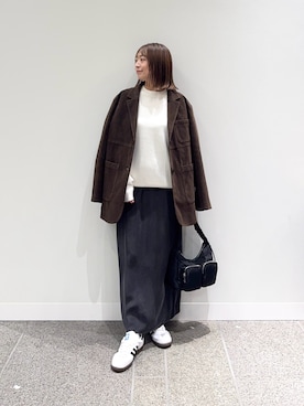 「アイテム（その他アウター）」を使った、maikoさん（レディース・154cm）の秋コーディネート
