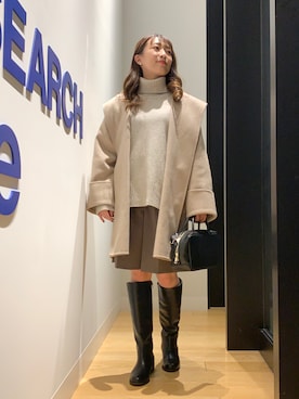 maikoさん（レディース・154cm）の冬コーディネート