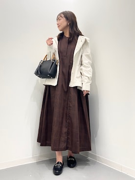 「URBAN RESEARCH Sonny Label（アーバンリサーチサニーレーベル）のアイテム（マウンテンパーカー）」を使った、maikoさん（レディース・154cm）の夏コーディネート