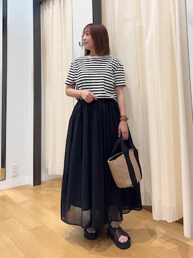 「154cm」｜maikoさん（レディース・154cm）の夏コーディネート