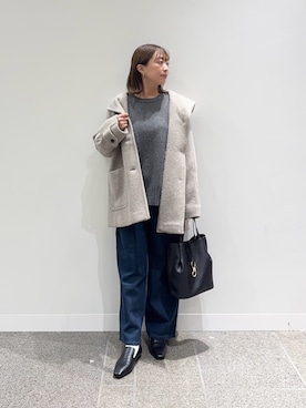 「RODE SKO（ロデスコ）のアイテム」を使った、maikoさん（レディース・154cm）の秋コーディネート