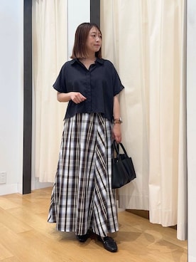 「154cm」｜maikoさん（レディース・154cm）の夏コーディネート