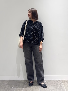 「Lee（リー）のアイテム」を使った、maikoさん（レディース・154cm）の夏コーディネート