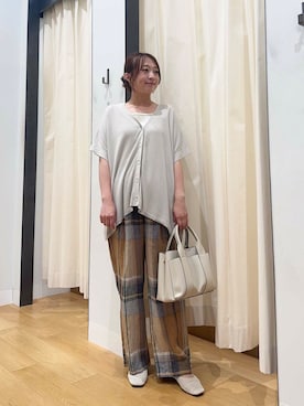 「アイテム（その他シューズ）」を使った、maikoさん（レディース・154cm）の夏コーディネート