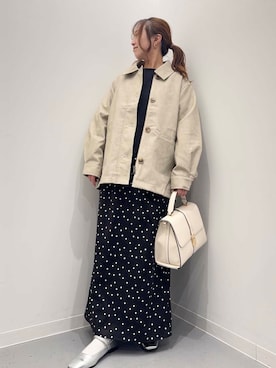 「URBAN RESEARCH Sonny Label（アーバンリサーチサニーレーベル）のアイテム（ブルゾン）」を使った、maikoさん（レディース・154cm）の冬コーディネート