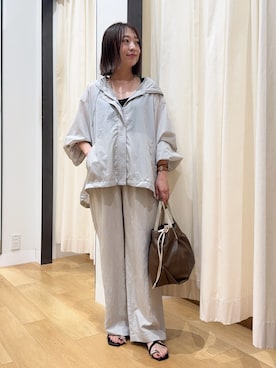 「夏」｜「アイテム（ジャケット/アウター）」を使った、maikoさん（レディース・154cm）の夏コーディネート