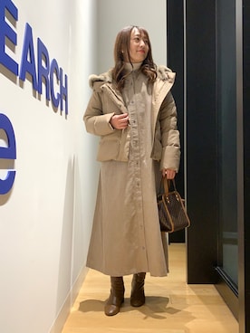 maikoさん（レディース・154cm）の冬コーディネート