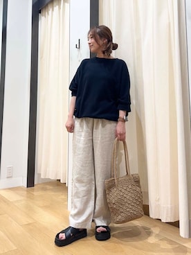 「154cm」｜maikoさん（レディース・154cm）の春コーディネート