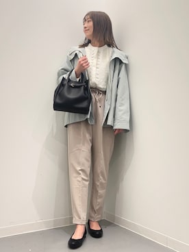 「URBAN RESEARCH ROSSO WOMEN（アーバンリサーチ　ロッソ）のアイテム（ブルゾン）」を使った、maikoさん（レディース・154cm）の春コーディネート