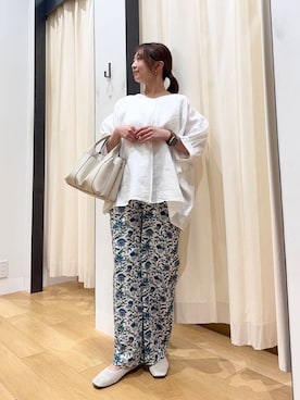 「154cm」｜maikoさん（レディース・154cm）の春コーディネート