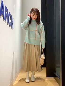 maikoさん（レディース・154cm）の冬コーディネート