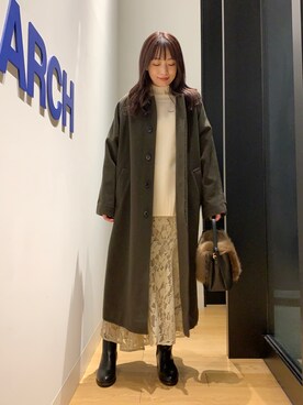 maikoさん（レディース・154cm）の冬コーディネート