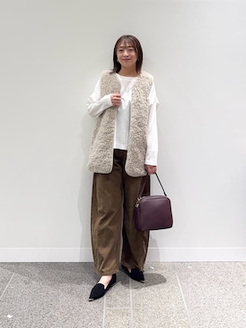 「URBAN RESEARCH DOORS（アーバンリサーチドアーズ）のアイテム」を使った、maikoさん（レディース・154cm）の秋コーディネート