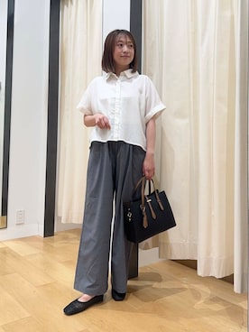 「アイテム（その他シューズ）」を使った、maikoさん（レディース・154cm）の夏コーディネート