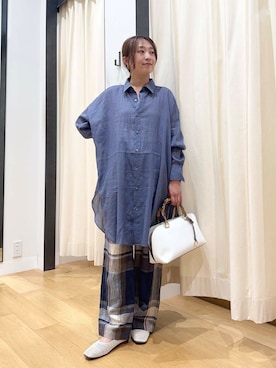 「154cm」｜maikoさん（レディース・154cm）の春コーディネート