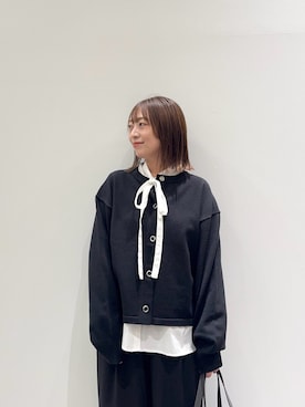 「秋のシャツ着こなし術」｜maikoさん（レディース・154cm）の秋コーディネート