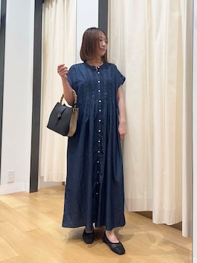 「ストレート×イエベ春」｜maikoさん（レディース・154cm）の夏コーディネート