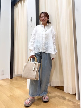 「154cm」｜maikoさん（レディース・154cm）の春コーディネート