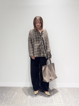 「URBAN RESEARCH（アーバンリサーチ）のアイテム」を使った、maikoさん（レディース・154cm）の秋コーディネート