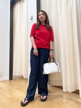 「154cm」｜maikoさん（レディース・154cm）の春コーディネート