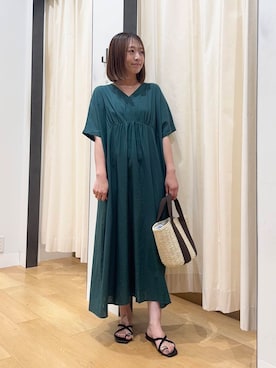 「ストレート×イエベ春」｜maikoさん（レディース・154cm）の夏コーディネート