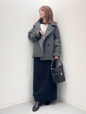 「アイテム（トレンチコート）」を使った、maikoさん（レディース・154cm）の秋コーディネート