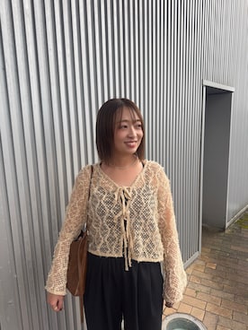 「KBF（ケイビーエフ）のアイテム」を使った、maikoさん（レディース・154cm）の夏コーディネート