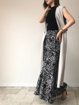 「M.deux（エムドゥ）のアイテム（その他アウター）」を使った、M.deux  STAFF３さん（レディース・157cm）の春コーディネート
