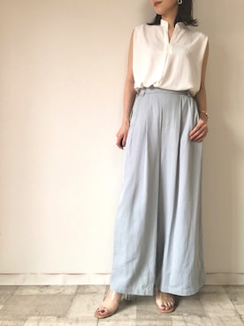 「M.deux」｜M.deux  STAFF３さん（レディース・157cm）の夏コーディネート