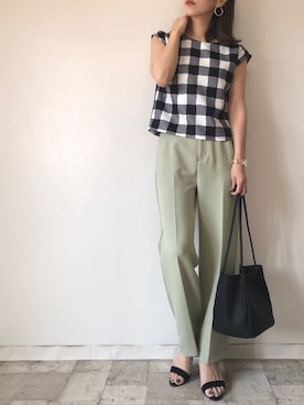 「M.deux」｜M.deux  STAFF３さん（レディース・157cm）の夏コーディネート