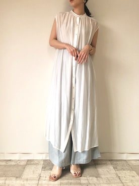 「M.deux」｜M.deux  STAFF３さん（レディース・157cm）の夏コーディネート