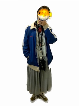 「FRUIT OF THE LOOM（フルーツオブザルーム）のアイテム（ワンピース/ドレス）」を使った、まるおしさん（レディース・160cm）の春コーディネート