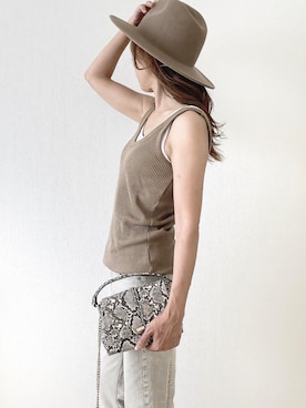 「haunt（ハウント）のアイテム」を使った、Yukiさん（レディース・162cm）の秋コーディネート