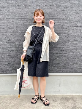 AKIRAさん（レディース・158cm）の夏コーディネート