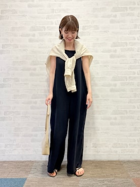 「トングサンダル」｜「アイテム（その他）」を使った、AKIRAさん（レディース・158cm）の夏コーディネート
