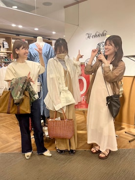 「Te chichi（テチチ）のアイテム（その他）」を使った、AKIRAさん（レディース・158cm）の夏コーディネート