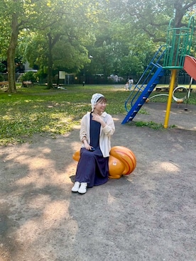「Te chichi（テチチ）のアイテム」を使った、AKIRAさん（レディース・158cm）の夏コーディネート