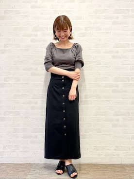 「Te chichi（テチチ）のアイテム（その他）」を使った、AKIRAさん（レディース・158cm）の夏コーディネート