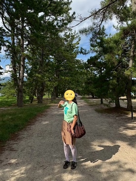 「アイテム（タイツ/ストッキング）」を使った、mim さん（レディース・165cm）の秋コーディネート