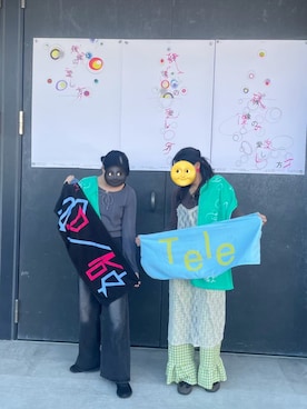 「アイテム（オールインワン・サロペット）」を使った、mim さん（レディース・165cm）の秋コーディネート