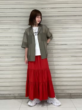 nanaさん（レディース・163cm）の夏コーディネート