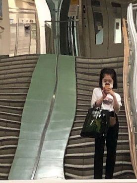 「Harrods（ハロッズ）のアイテム」を使った、99さん（レディース・156cm）の夏コーディネート