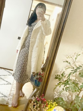 「LILY BROWN（リリーブラウン）のレースコート（ジャケット/アウター、その他）」を使った、🥨さん（レディース・155cm）の春コーディネート