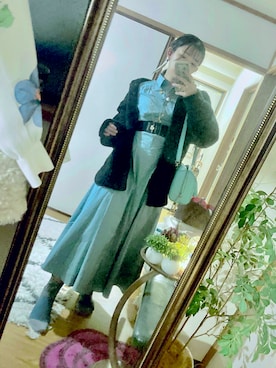 「SENSE OF PLACE by URBAN RESEARCH（センスオブプレイスバイアーバンリサーチ）のアイテム（その他アウター）」を使った、🥨さん（レディース・155cm）の冬コーディネート