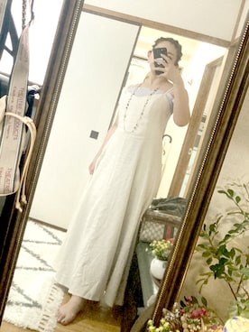 「ほめられ本命コーデ」｜「アイテム（キャミソール）」を使った、🥨さん（レディース・155cm）の夏コーディネート