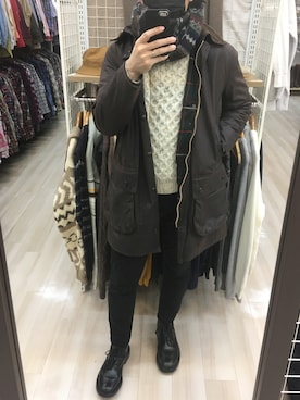「Tricker's（トリッカーズ）のアイテム（ブーツ）」を使った、lasscalさん（メンズ・174cm）の秋コーディネート