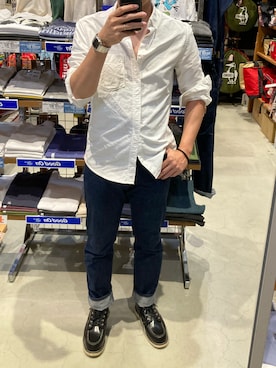 「Betty Smith（ベティスミス）のアイテム」を使った、lasscalさん（メンズ・174cm）の夏コーディネート