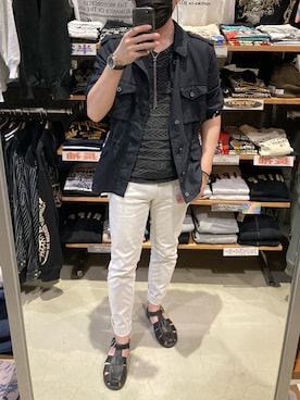 「MACKINTOSH PHILOSOPHY（ﾏｯｷﾝﾄｯｼｭ ﾌｨﾛｿﾌｨｰ）のアイテム」を使った、lasscalさん（メンズ・174cm）の春コーディネート